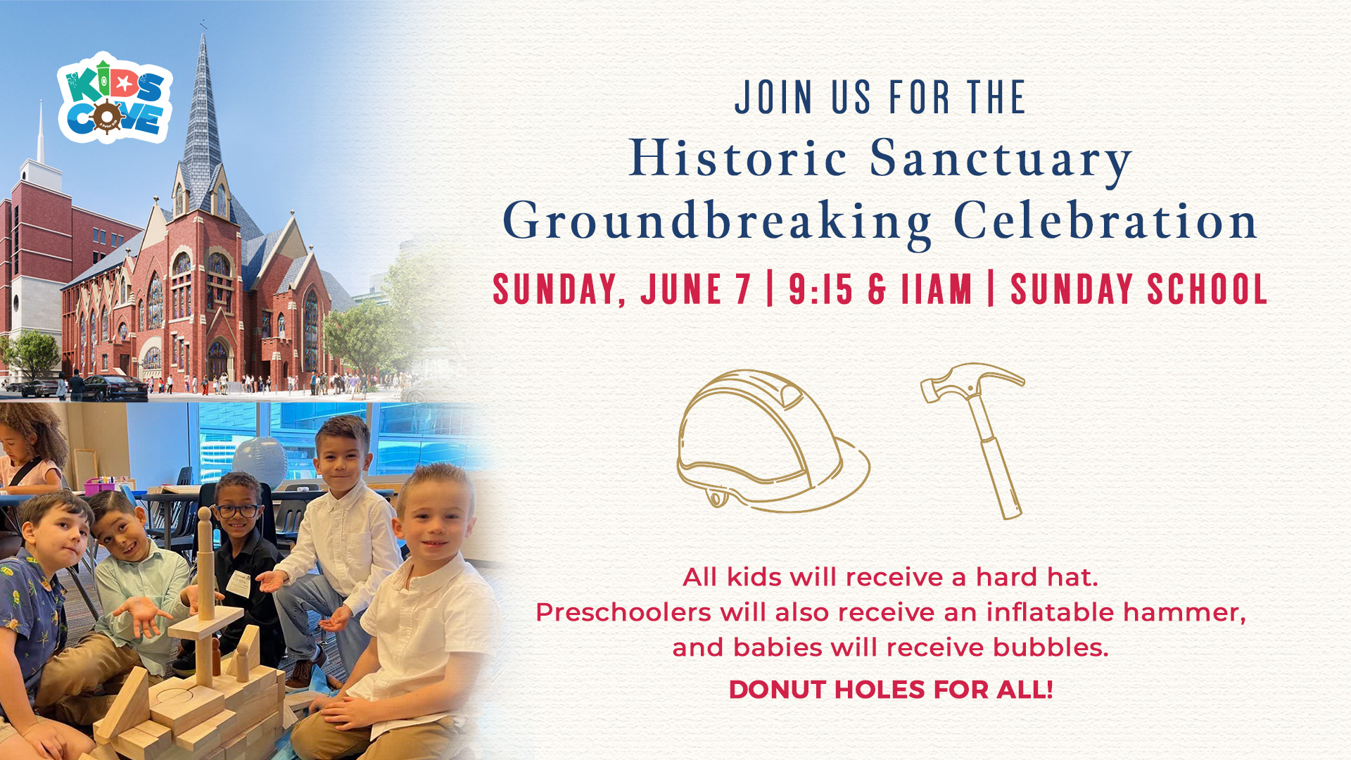 Groundbreaking in Kids Cove