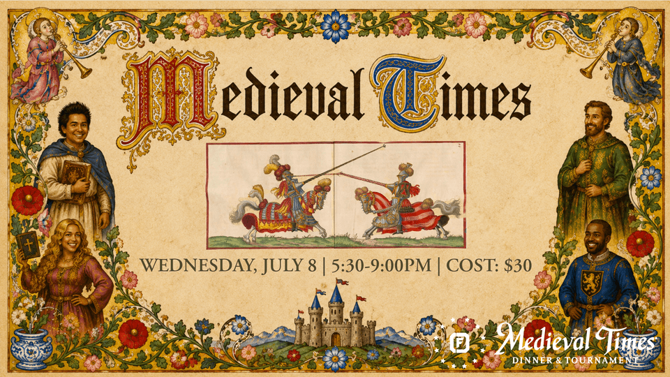 Students Summer Avenue: Medieval Times flyer